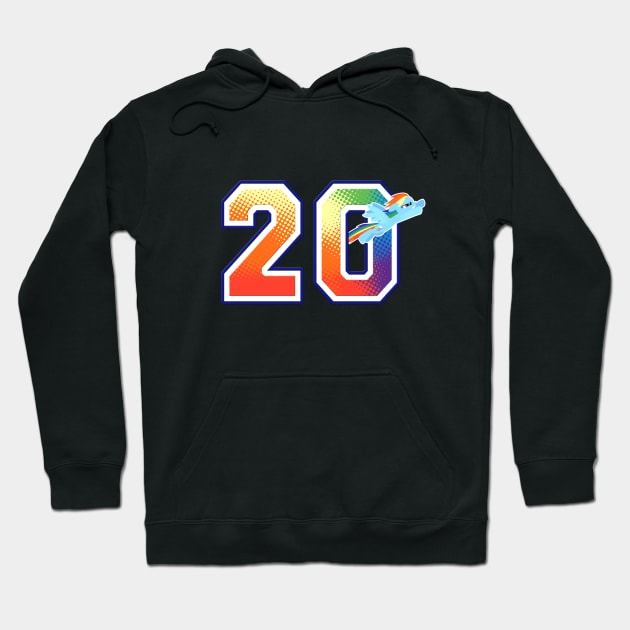 Number 20 Hoodie by KPShadowsquirrel